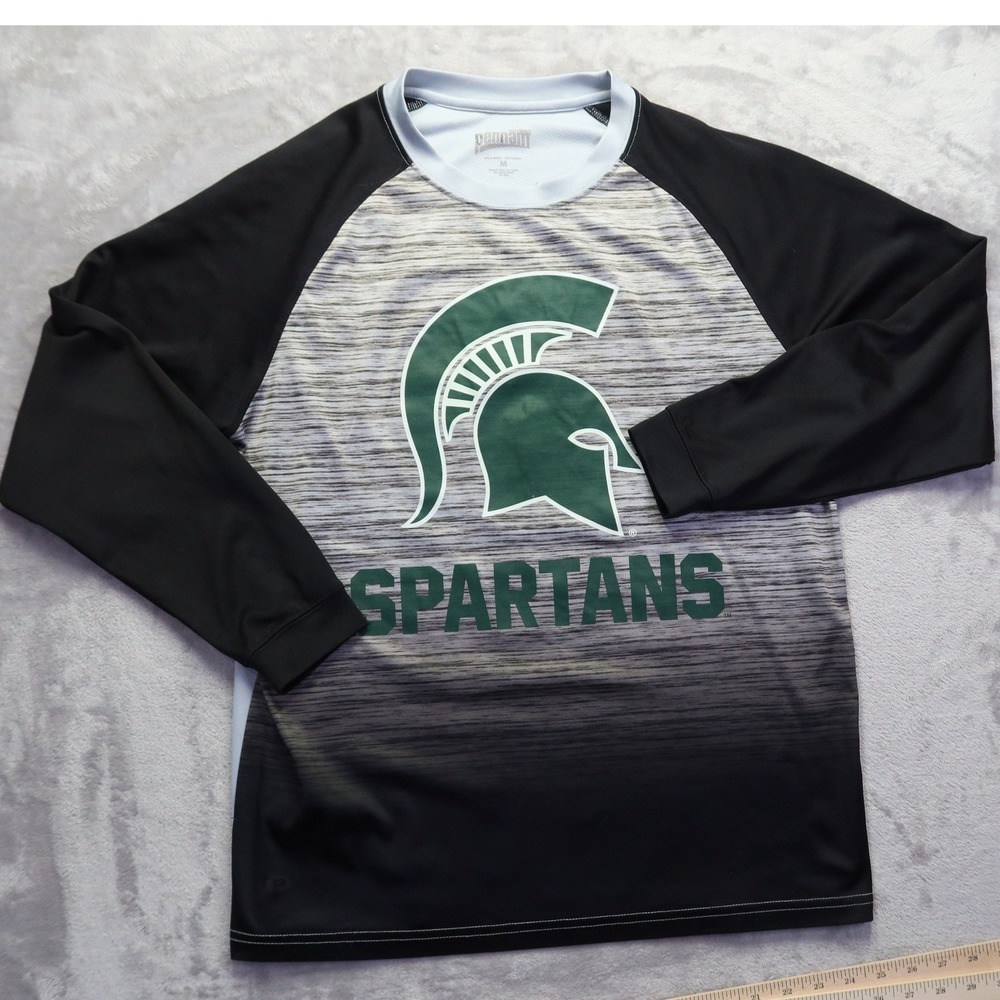Michigan State University‎ Spartans Green Jersey Shirt Sz M